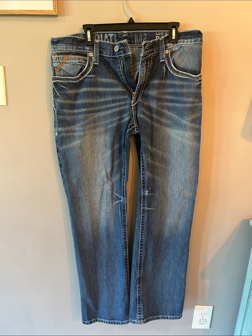 Ariat Faded Blue Straight Leg Jeans